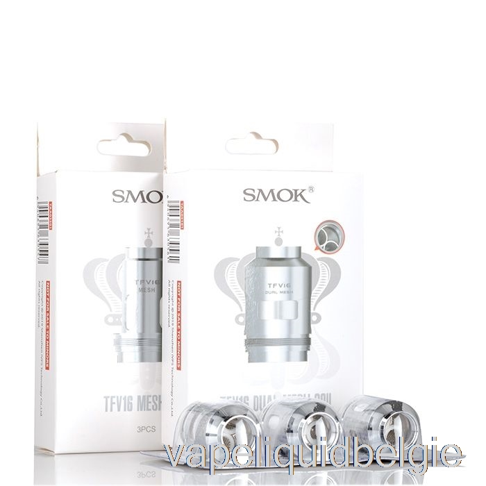 Vape België Smok Tfv16 Mesh Vervangende Spoelen 0.12ohm Dual Mesh Spoelen